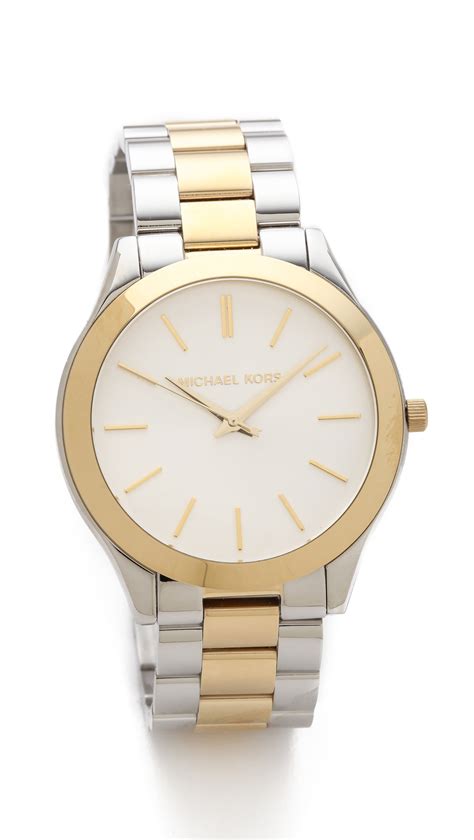 michael kors slim runway watch women's|michael kors runway watch silver.